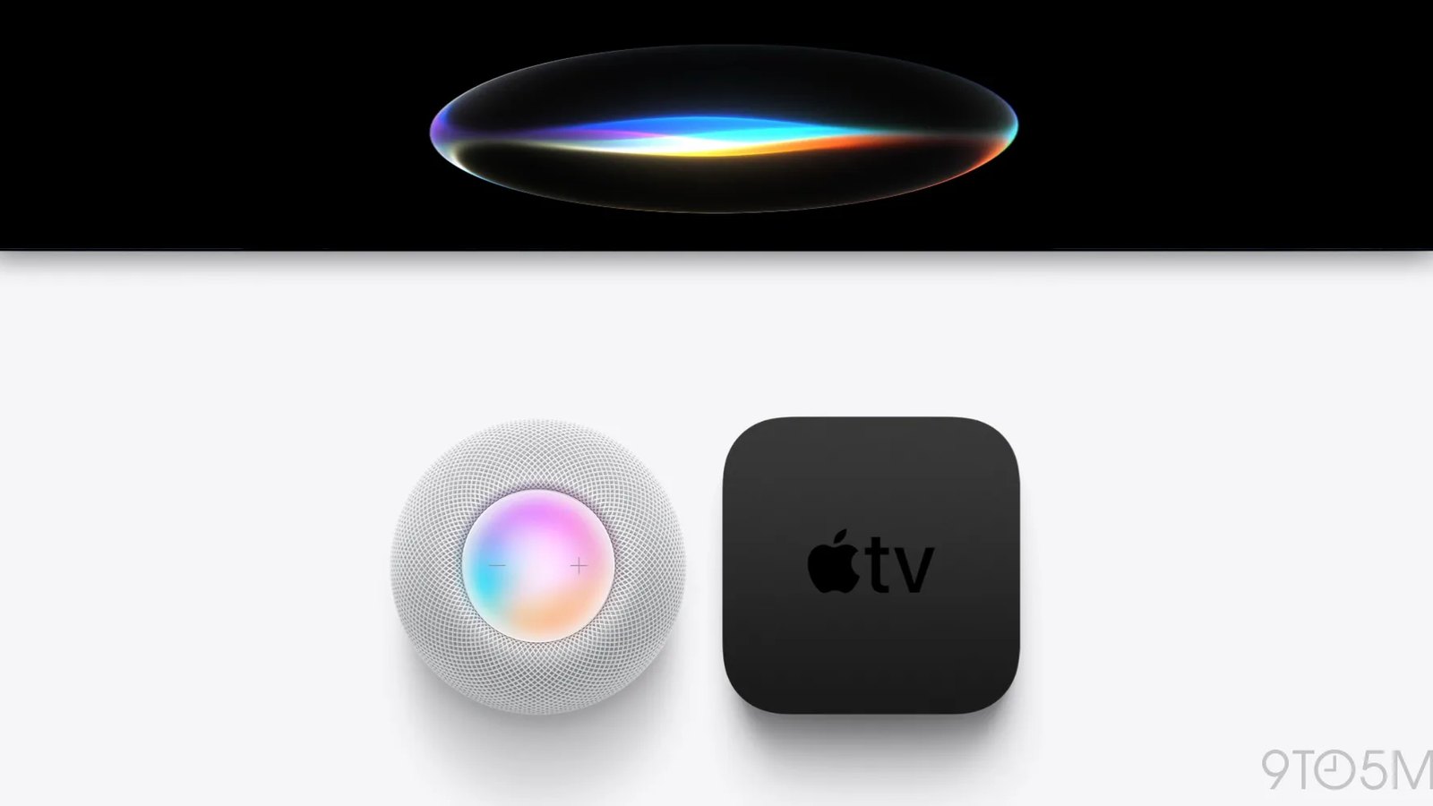 Apple TV 与 HomePod 产品图