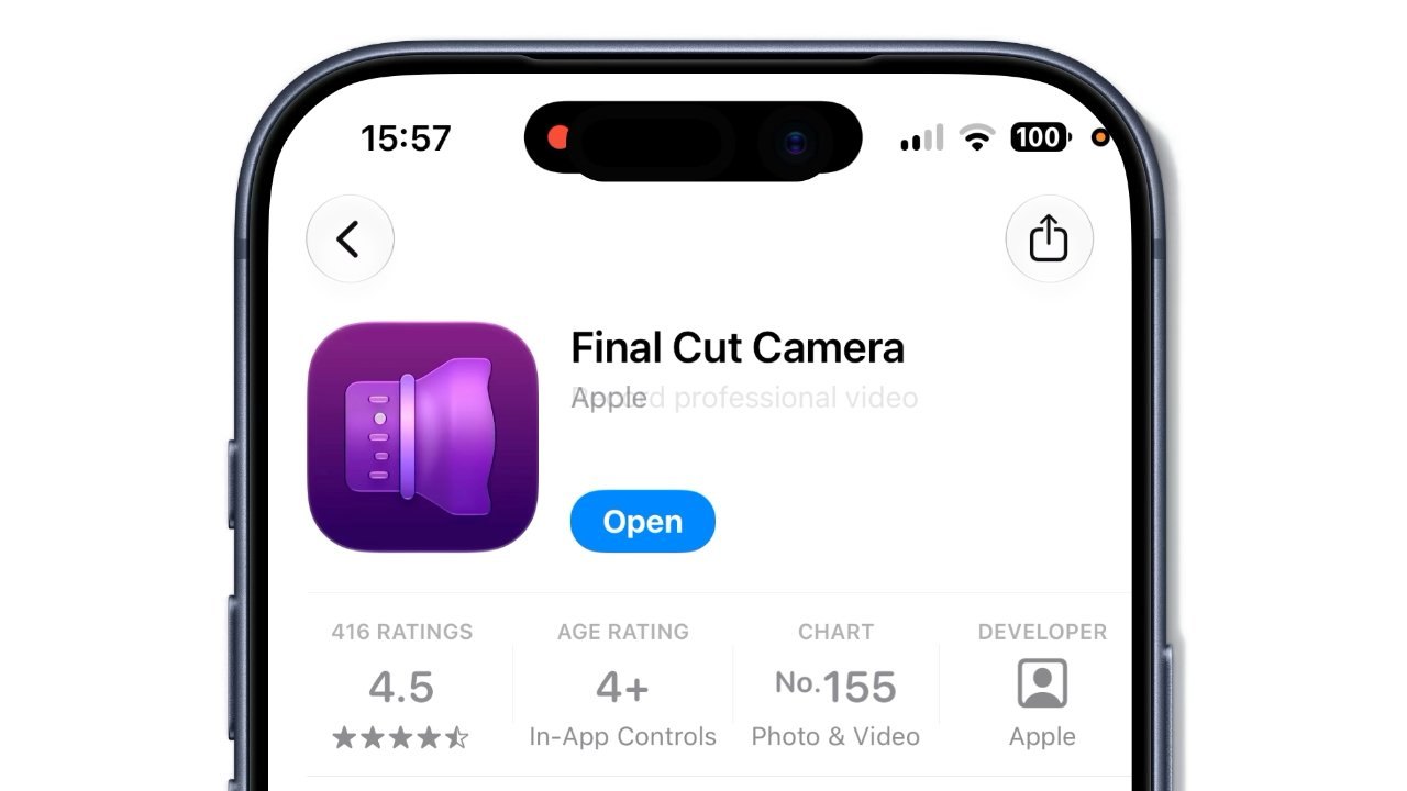 Final Cut Camera 更新后可更直接把 iPhone 拍摄素材导入 Mac