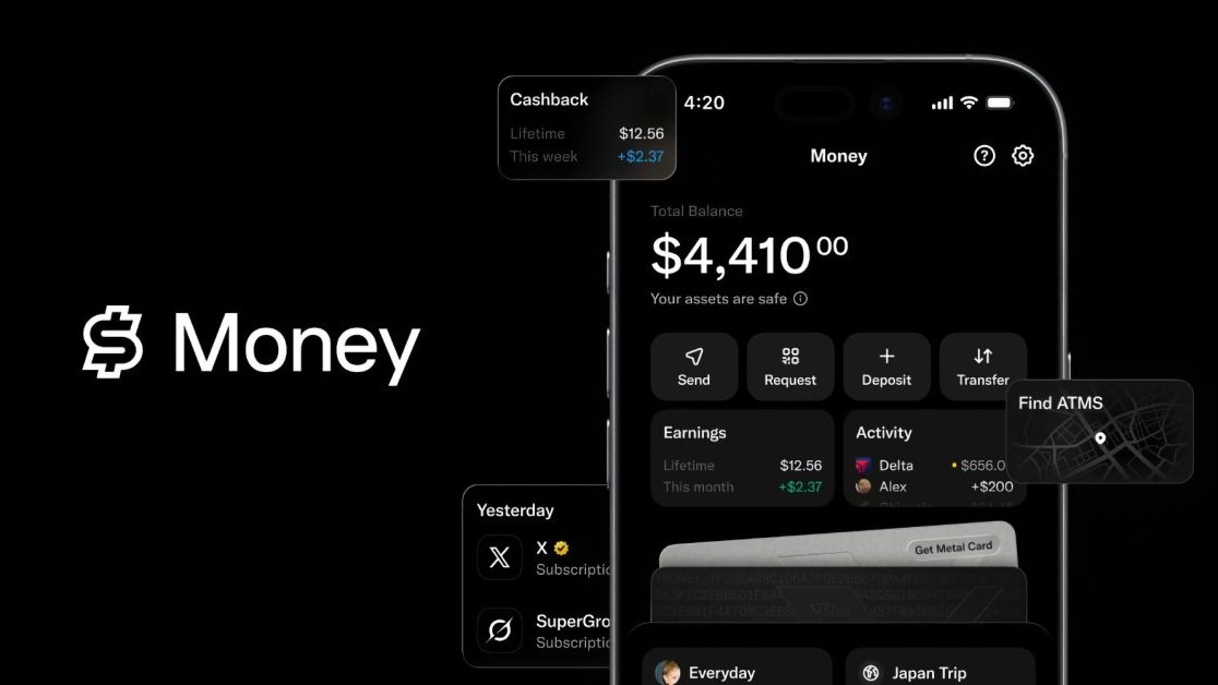 X Money 金融服务宣传图