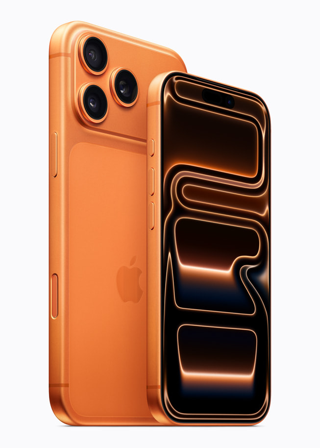 iPhone 17 Pro 和 iPhone 17 Pro Max 背面与正面展示