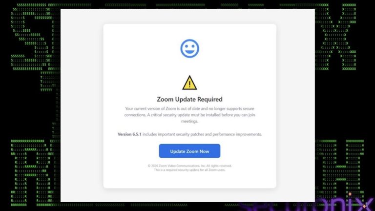 假冒 Zoom 更新的恶意软件活动扩展至 macOS 平台