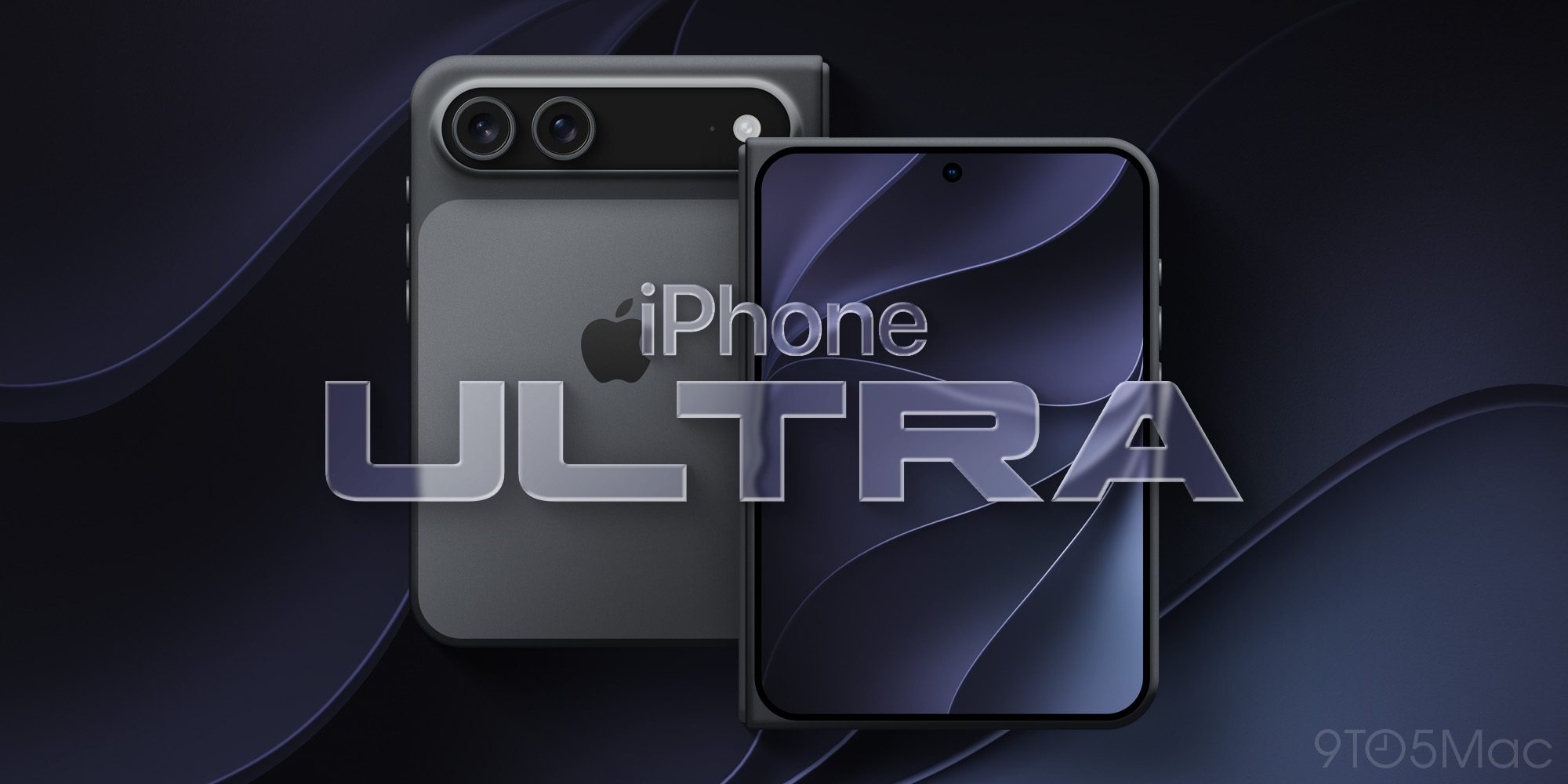 折叠 iPhone 概念渲染图