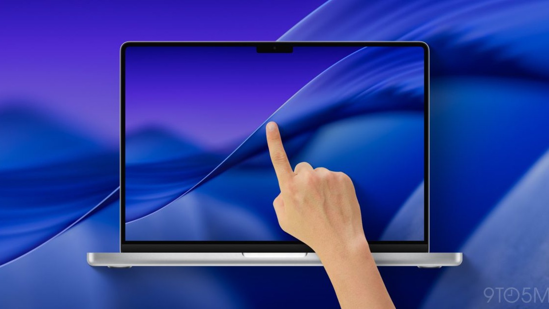 触控屏 MacBook Pro 渲染示意