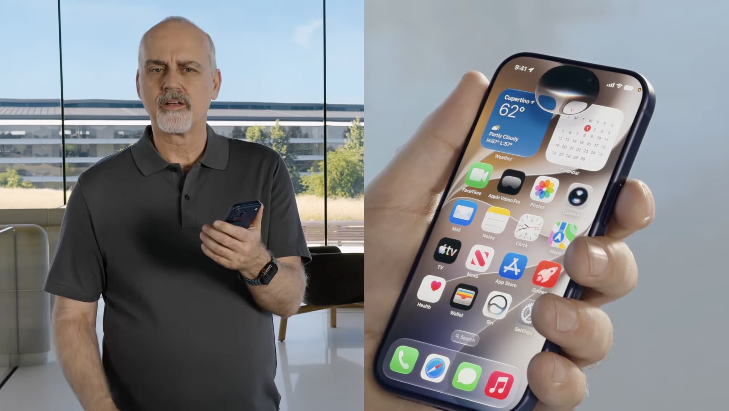 WWDC 上的 Siri AI 演示