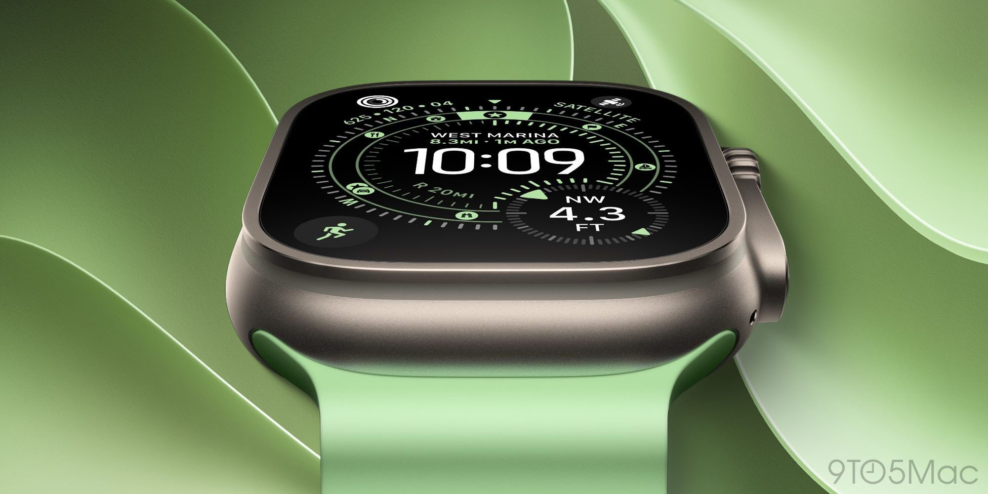 Apple Watch Ultra 渲染图