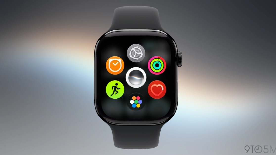 Apple Watch 上的 Siri 界面