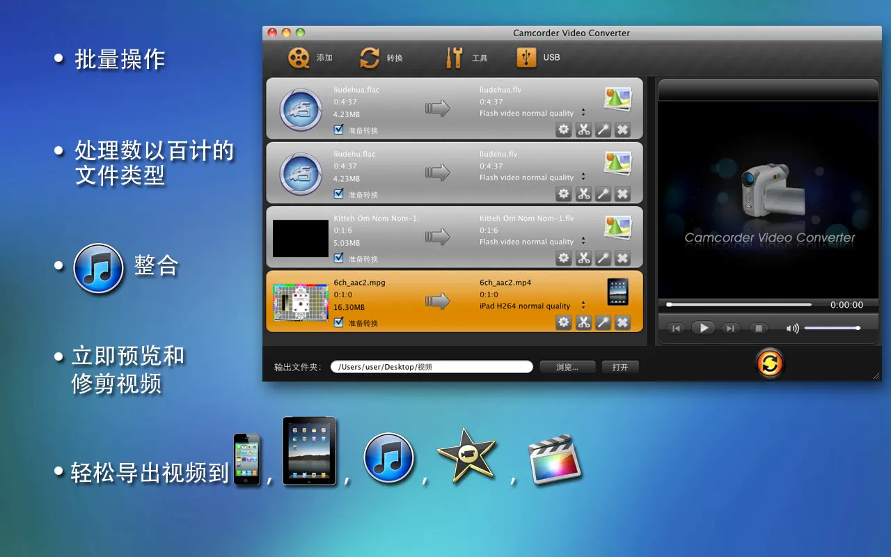 Camcorder Video Converter 截图 4