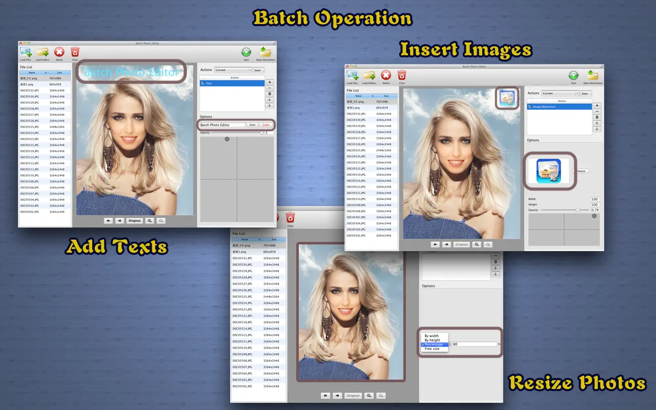 图片批量处理Batch Photo Editor 截图 1