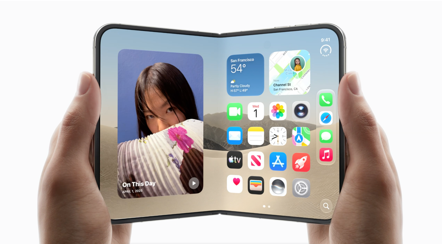 iPhone Duo 的界面布局调整