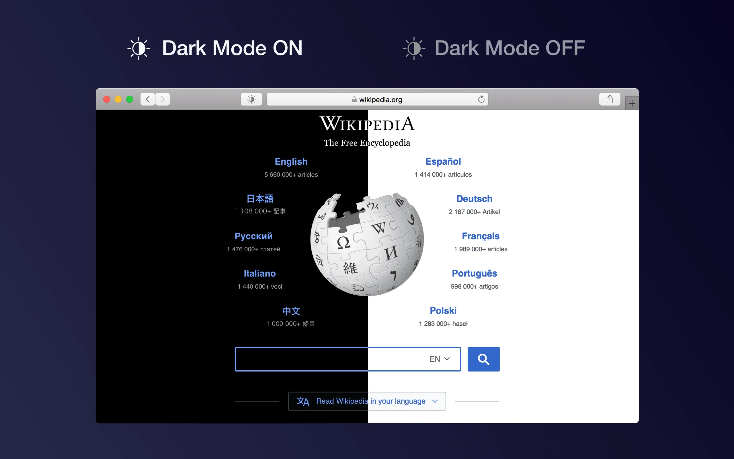 Dark Mode for Safari 截图 1
