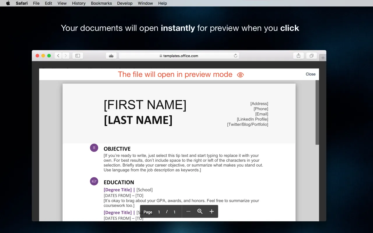 Office Viewer for Safari 截图 2