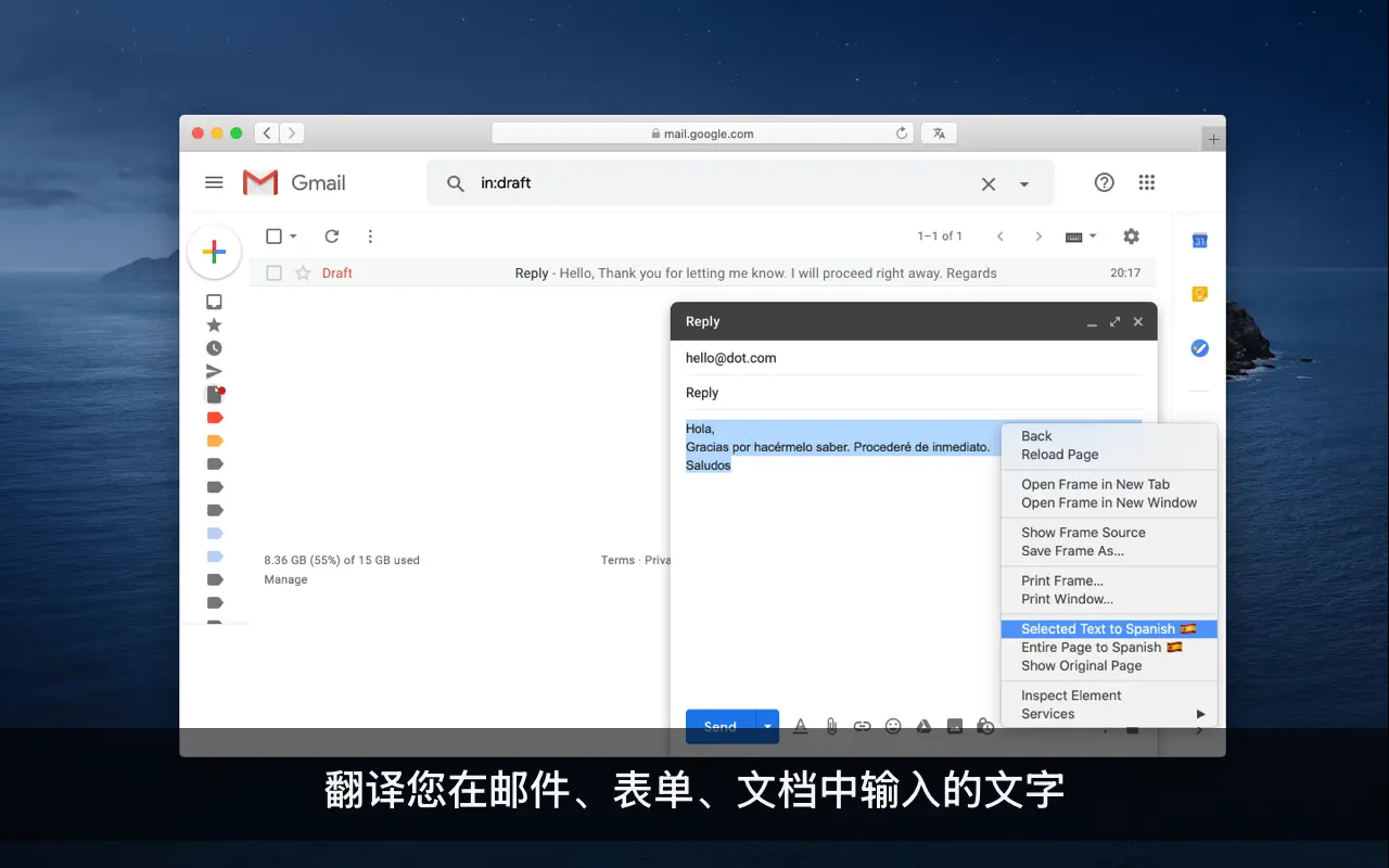 Translate for Safari 截图 3
