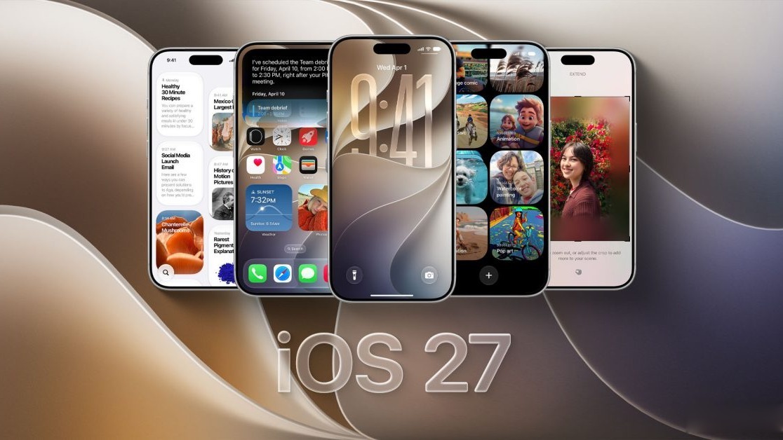 iOS 27 正式版更新画面
