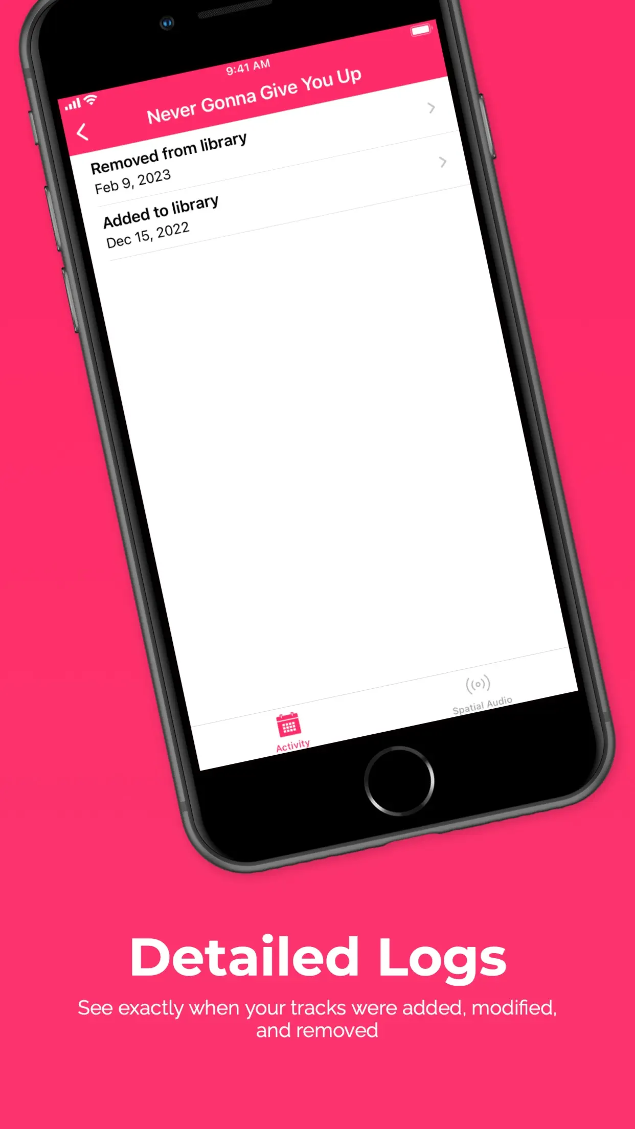 Music Library Tracker 截图 6