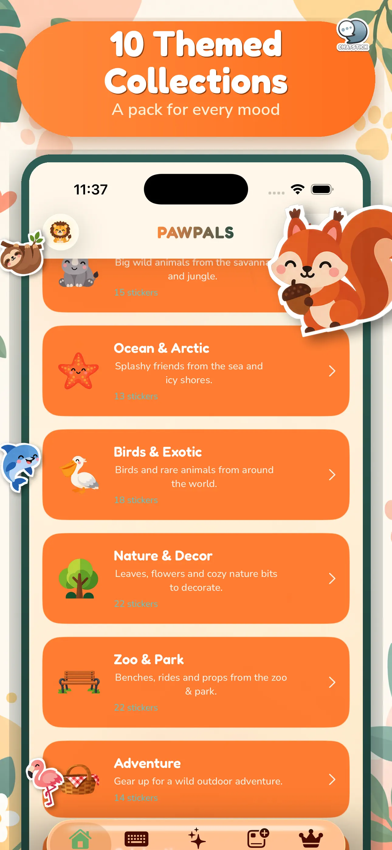 PawPals Stickers 截图 2