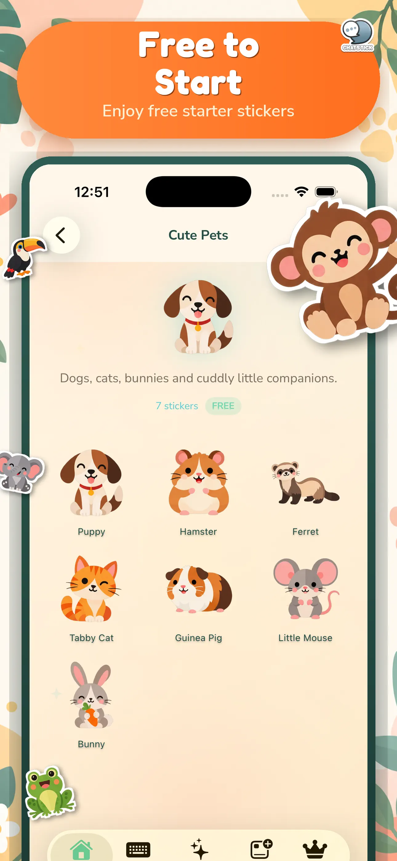 PawPals Stickers 截图 10