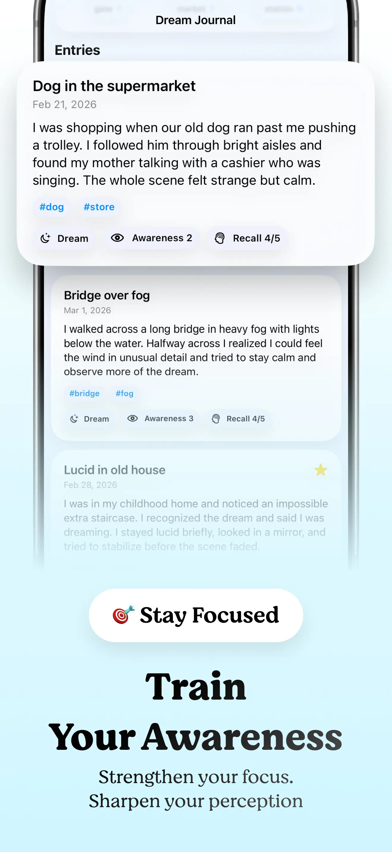 MILD Trainer: Lucid Dreaming 截图 3