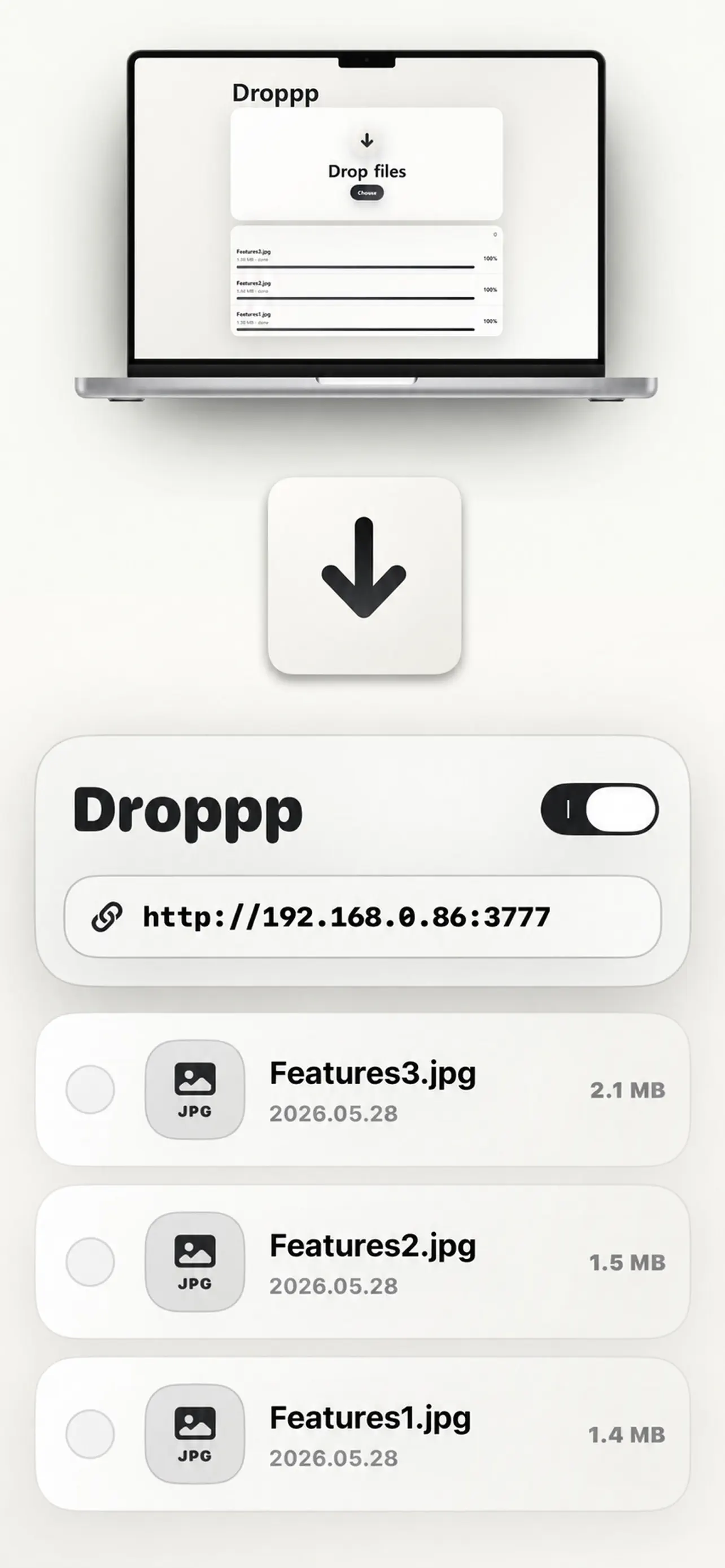Droppp - Wi-Fi文件传输 截图 2