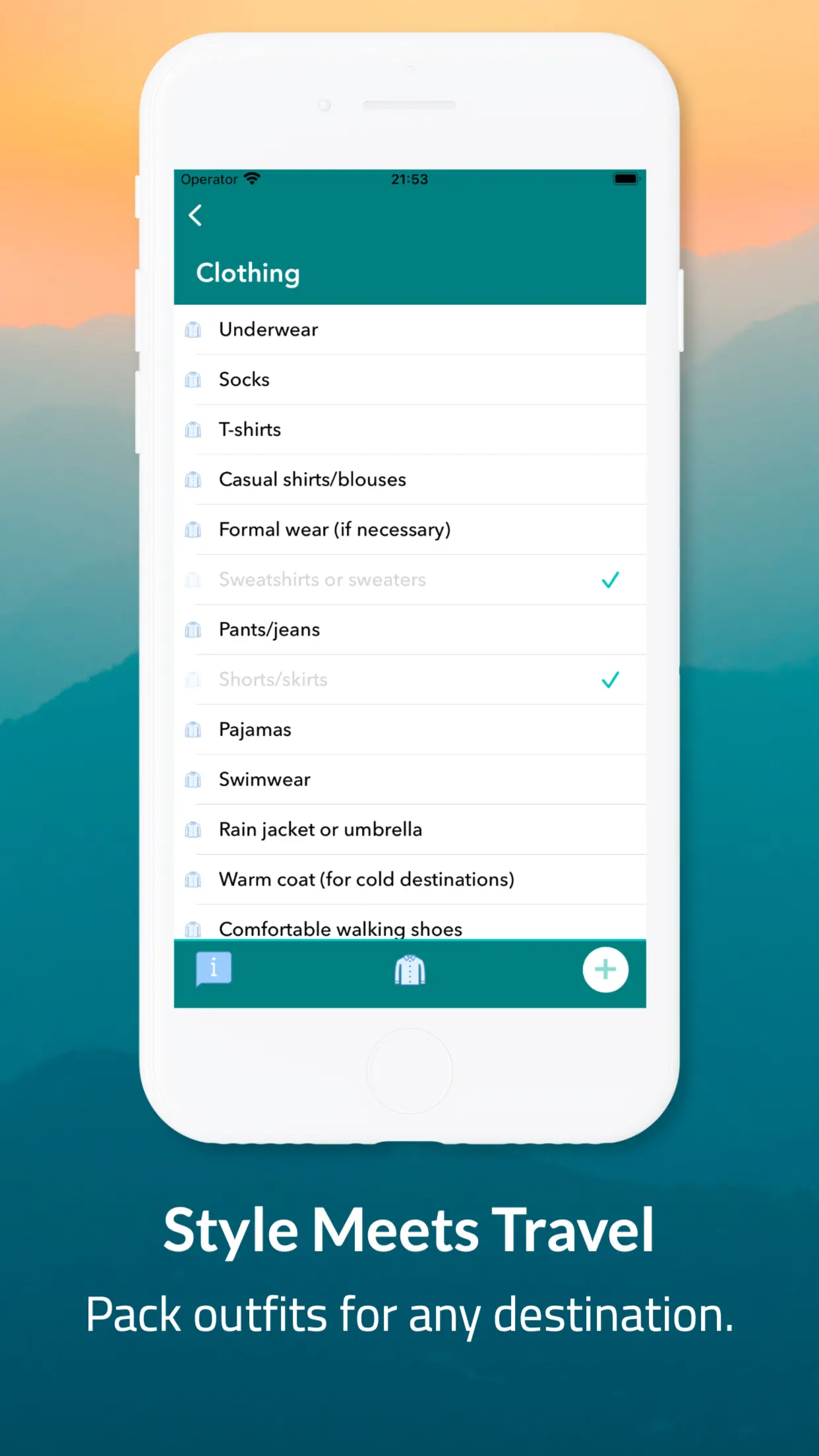 Packing Checklist: Pack&Go 截图 2