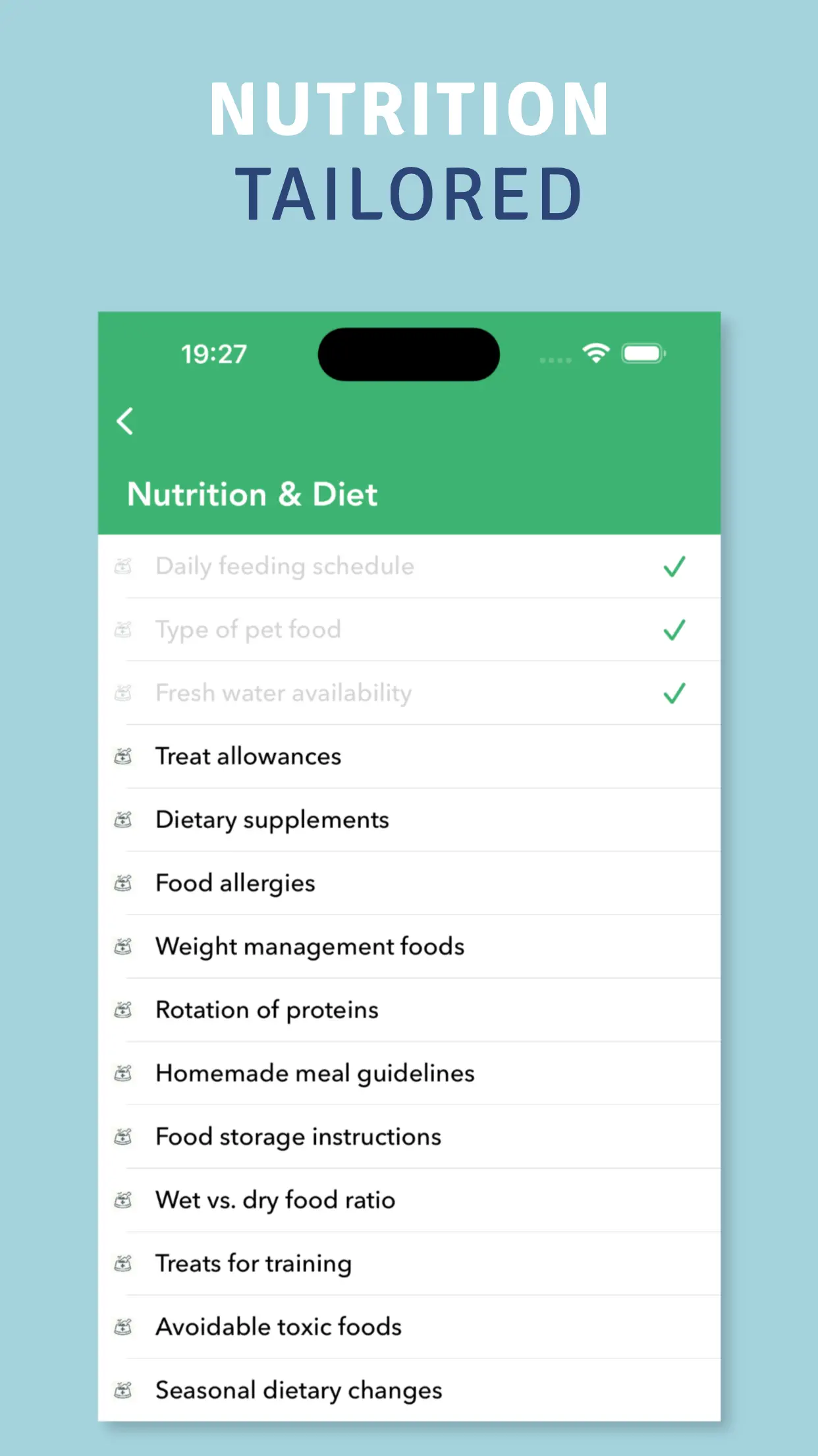 PetCare Checklist 截图 2