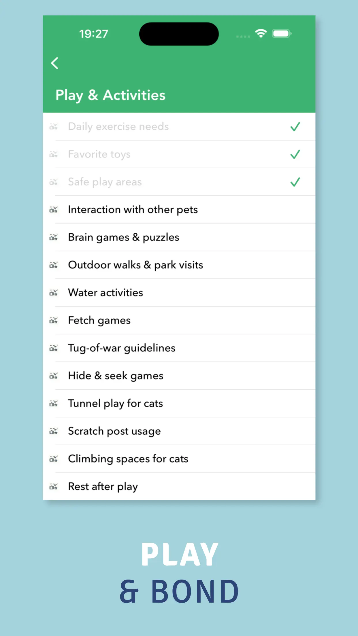 PetCare Checklist 截图 4