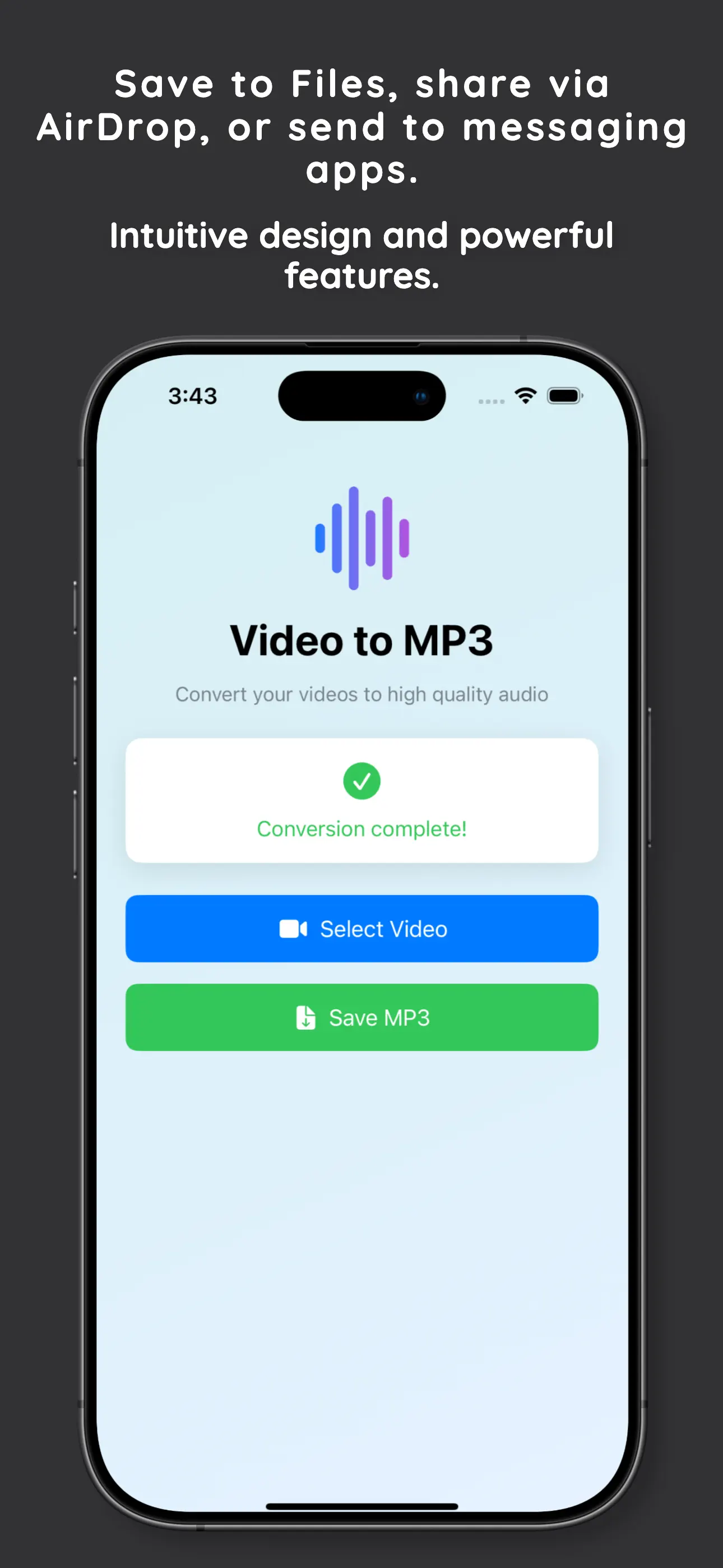 Video to MP3 - Audio Extract 截图 2