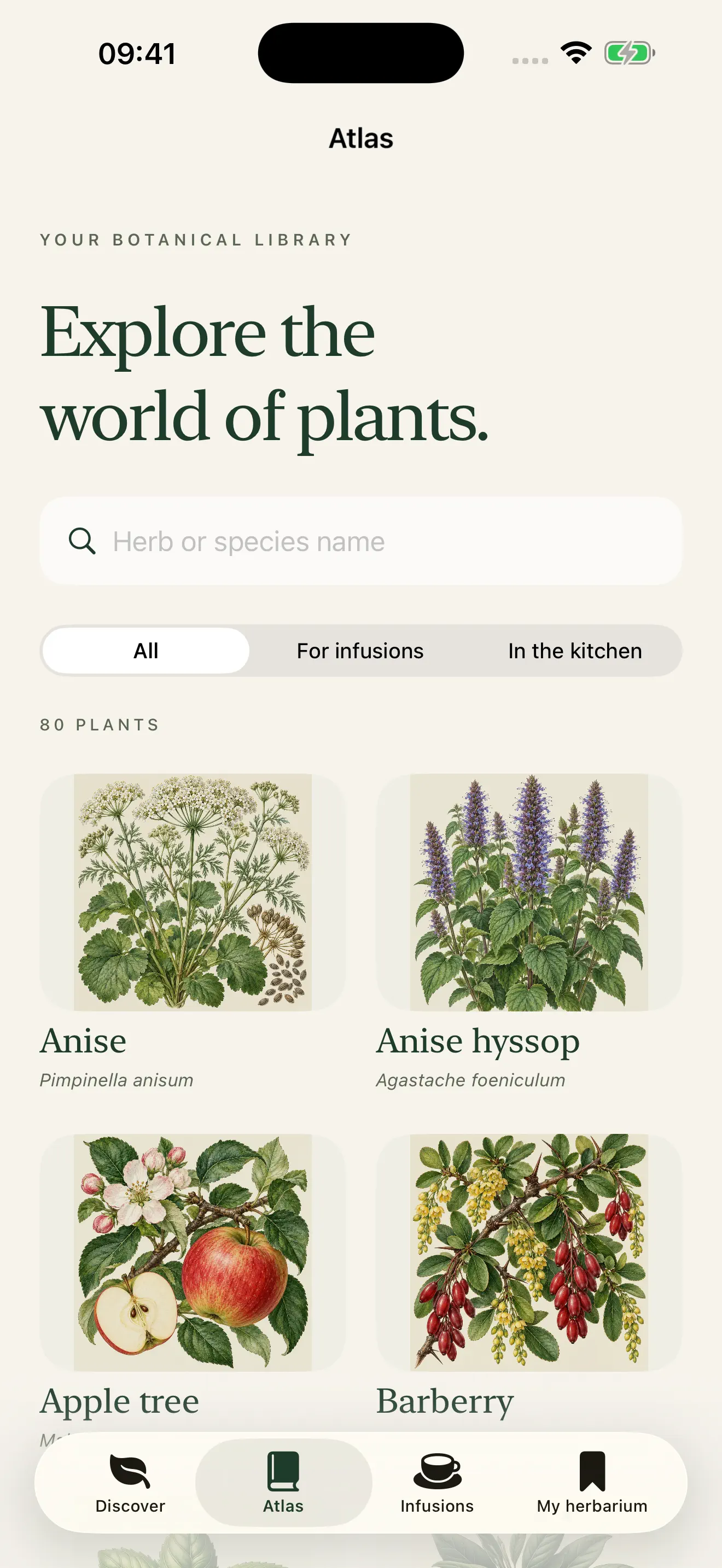 Herbs Atlas 截图 3