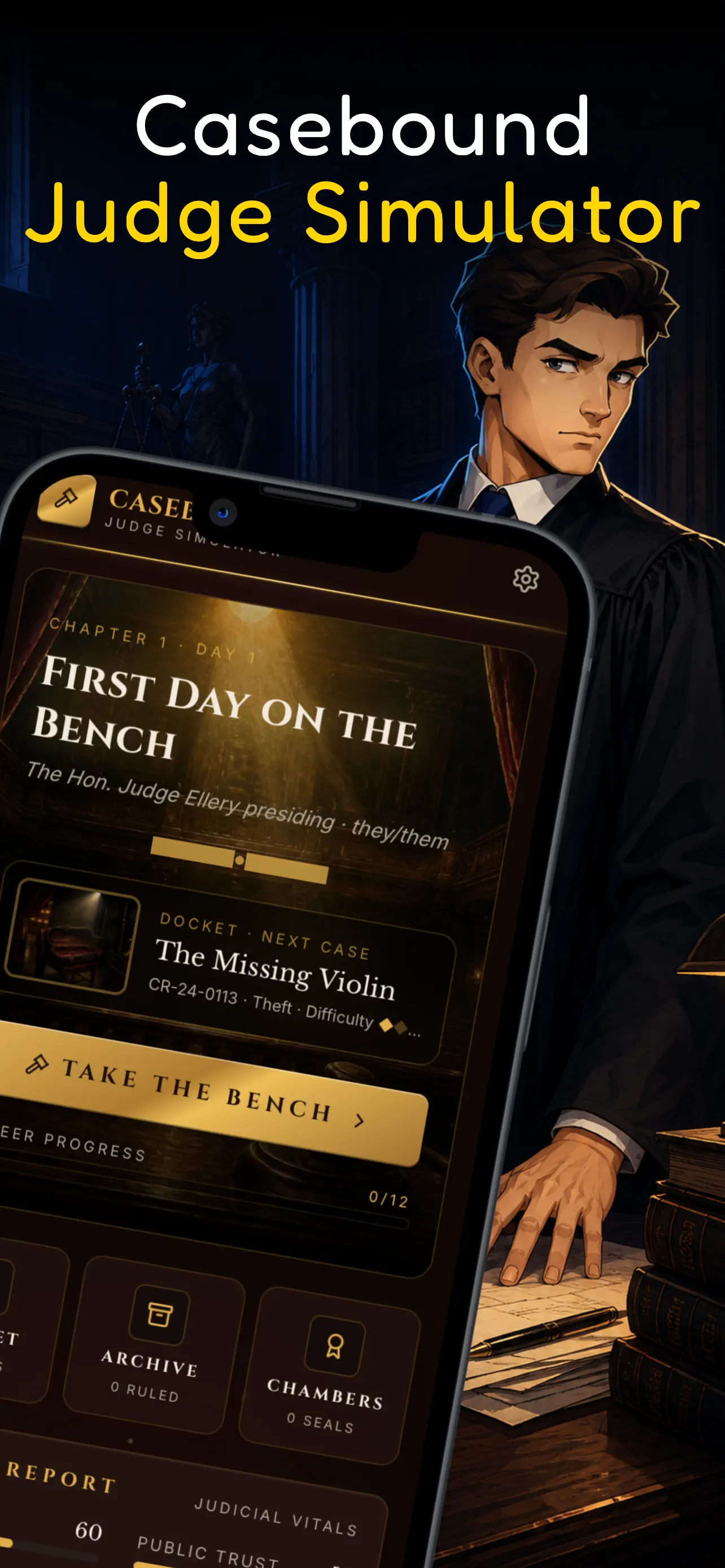 Casebound: Judge Simulator 截图 1