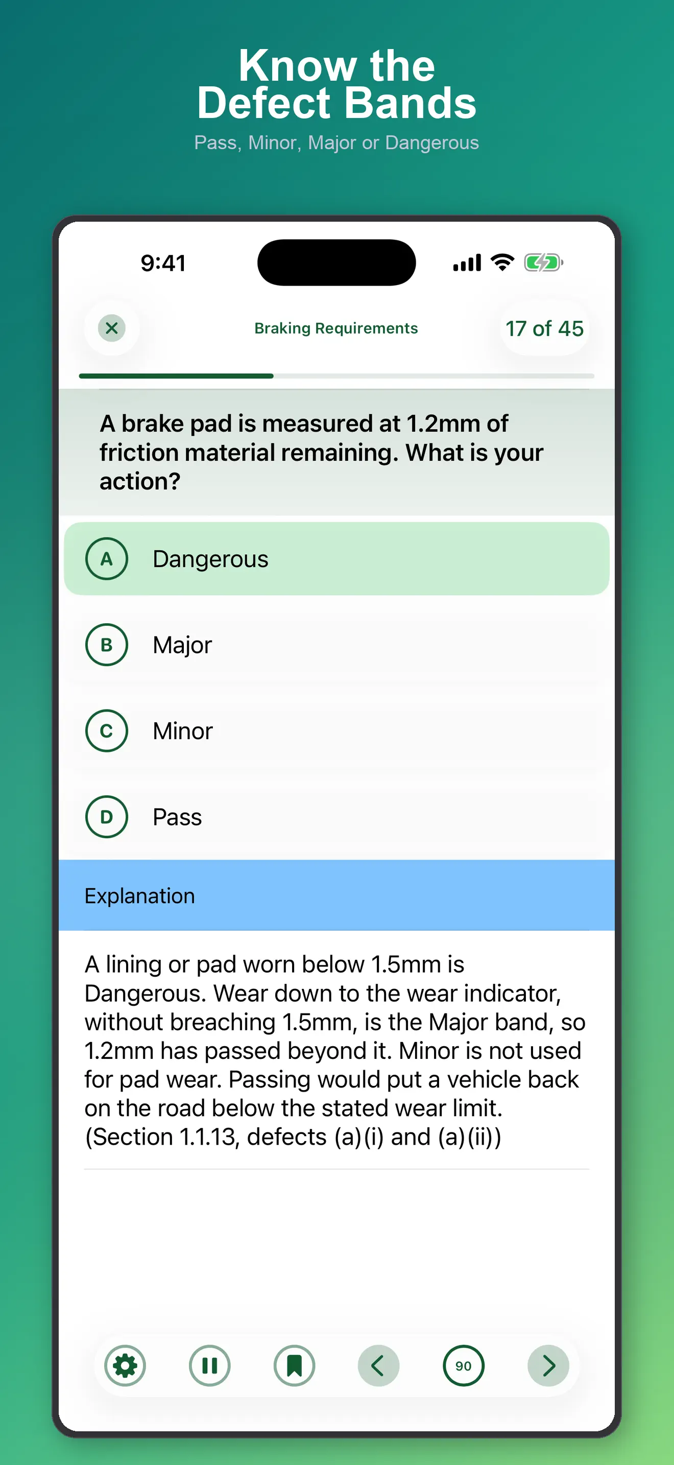 MOT Tester Annual Assessment 截图 4