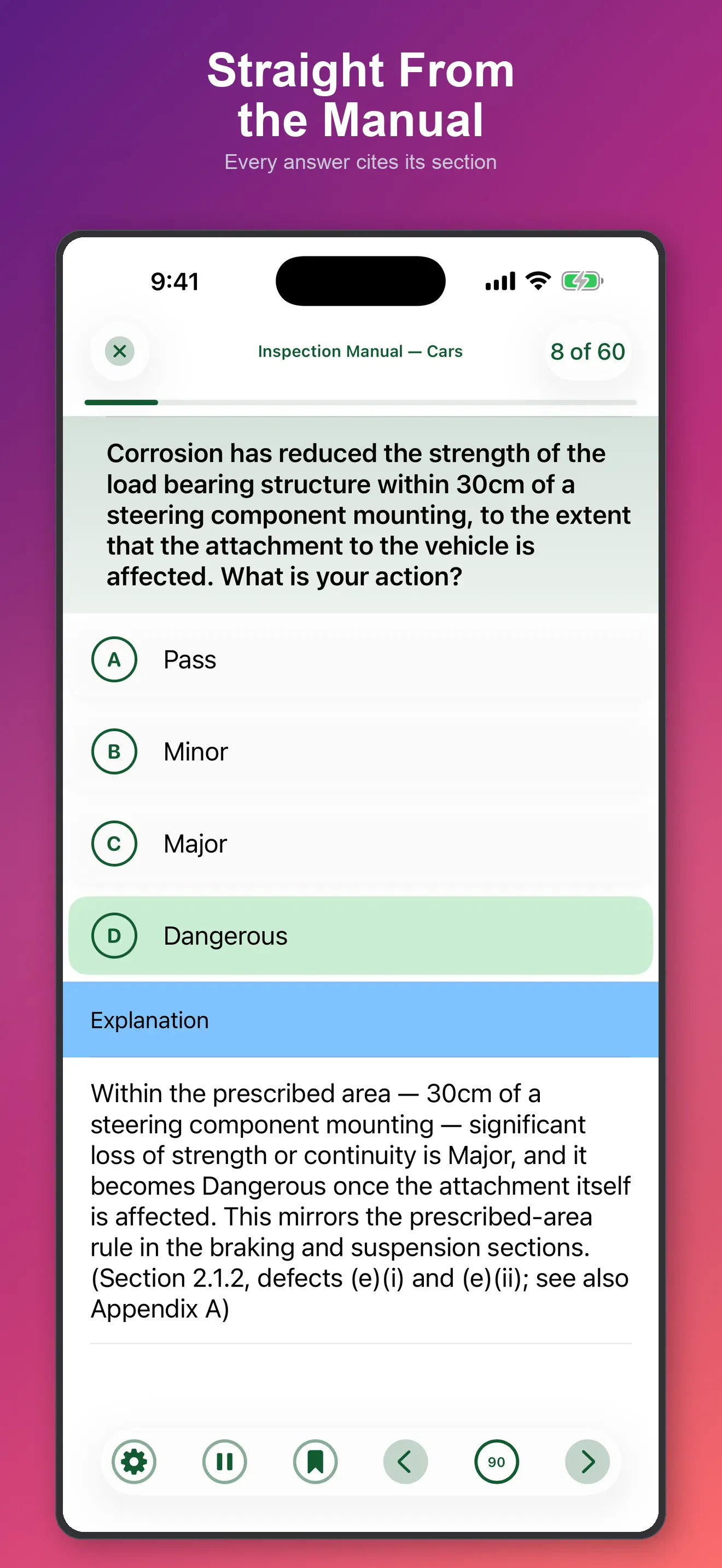 MOT Tester Annual Assessment 截图 5