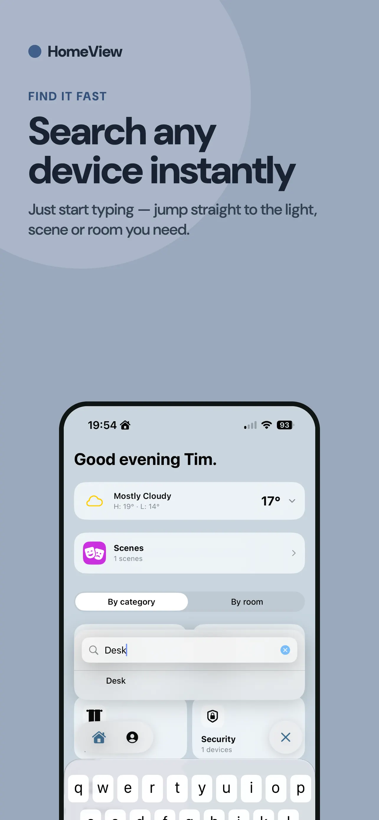 SmartHome Dashboard - HomeView 截图 4