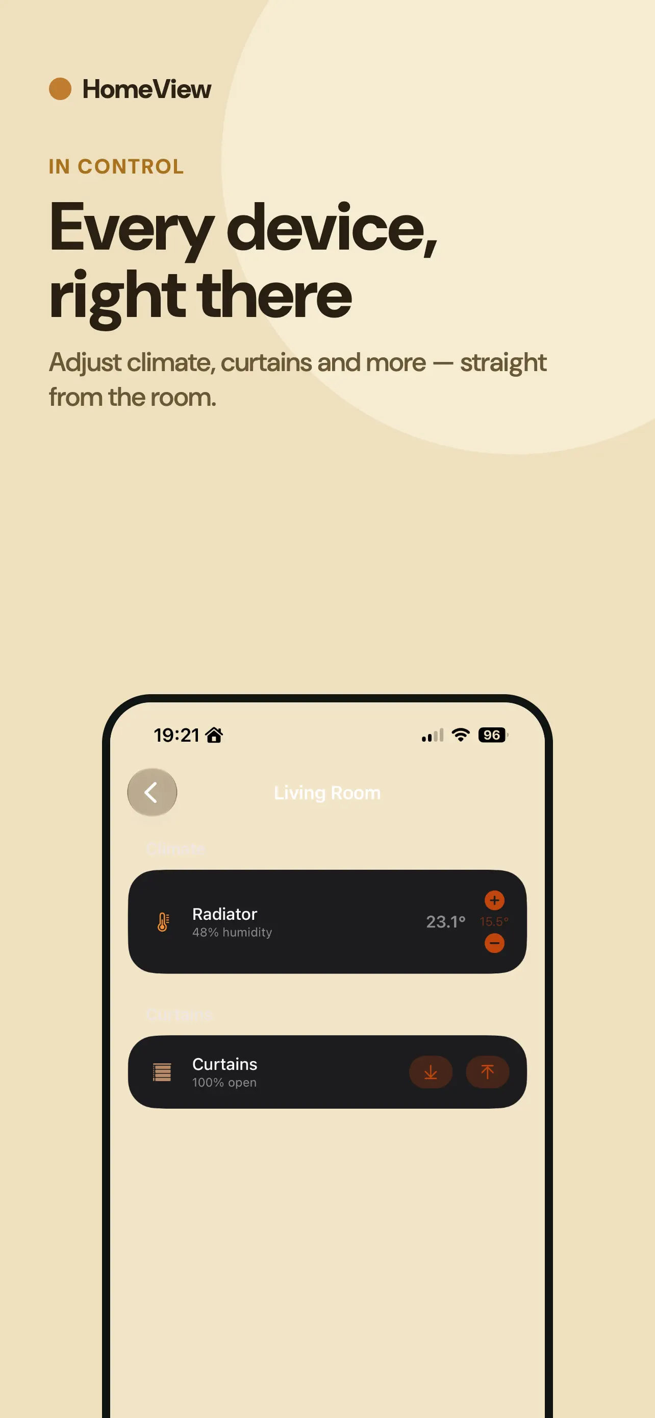 SmartHome Dashboard - HomeView 截图 5