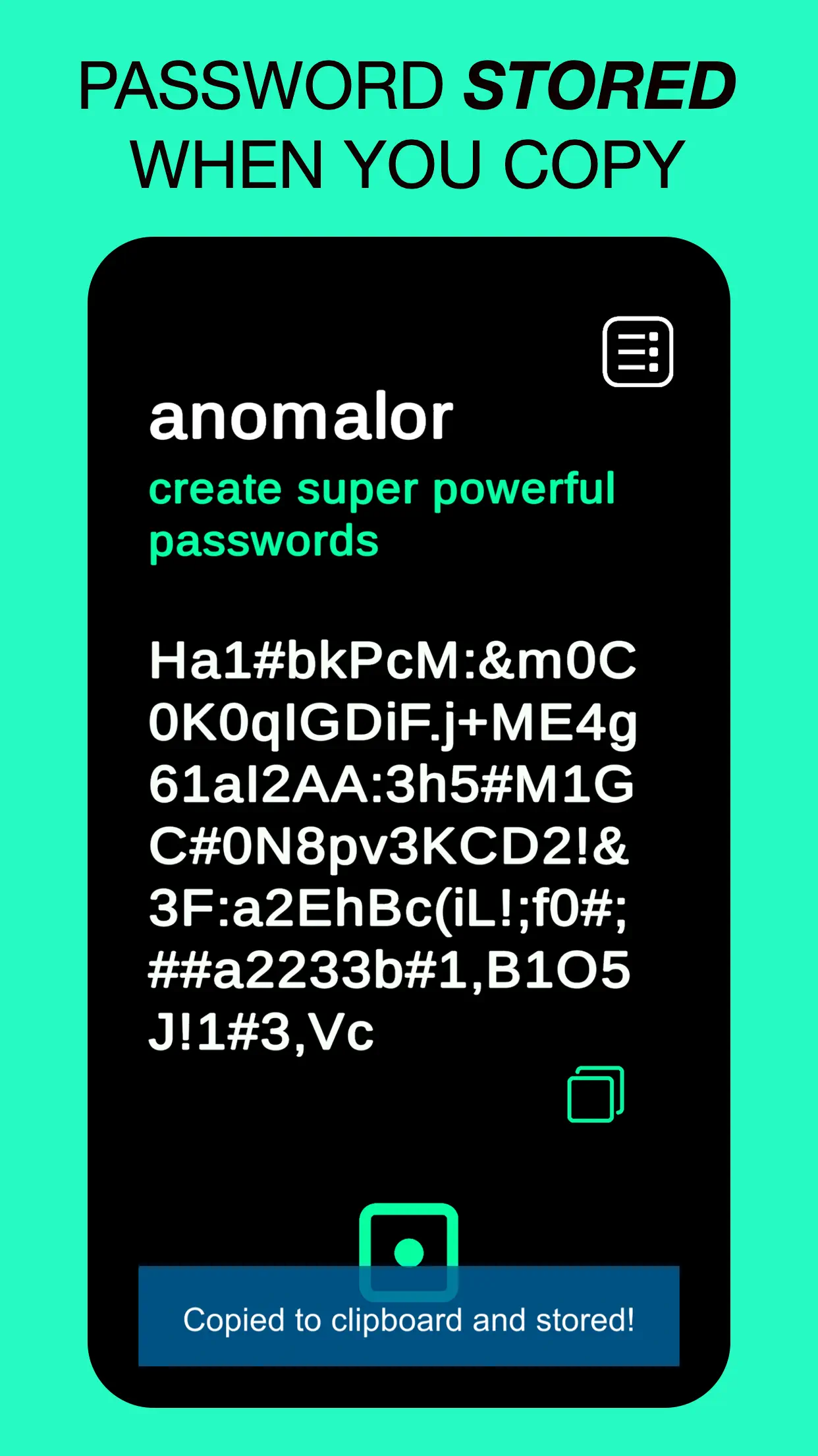Anomalor - Password Manager 截图 3