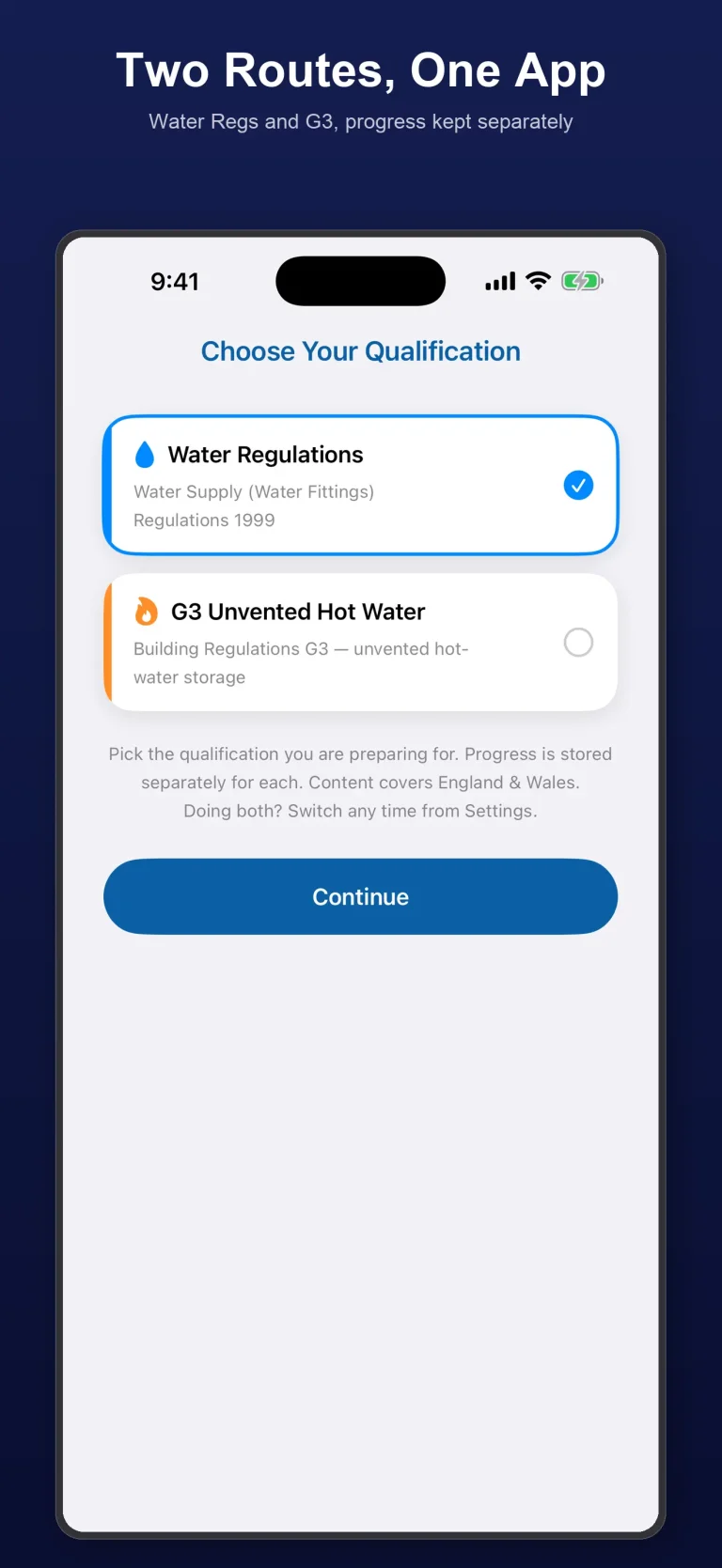 Water Regs & G3 Revision