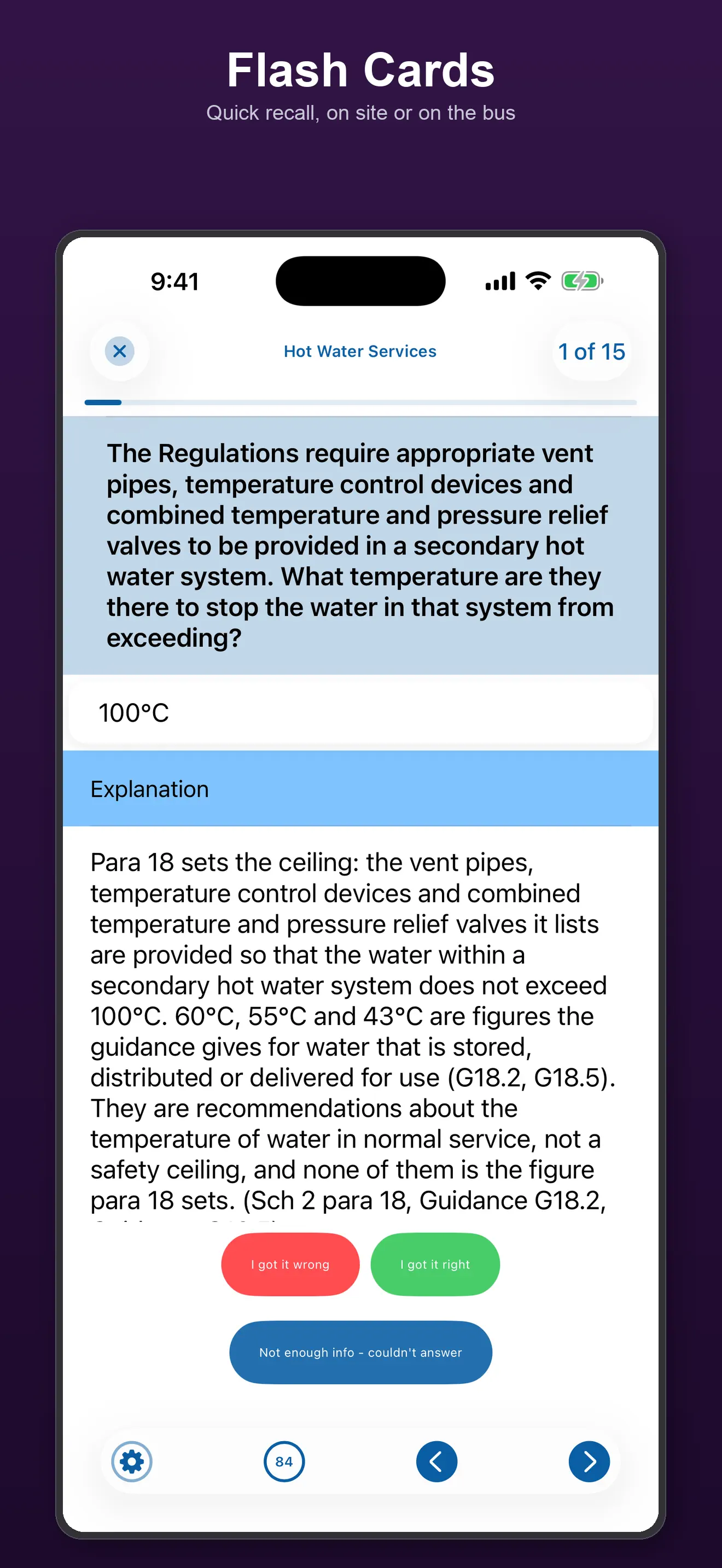 Water Regs & G3 Revision 截图 6