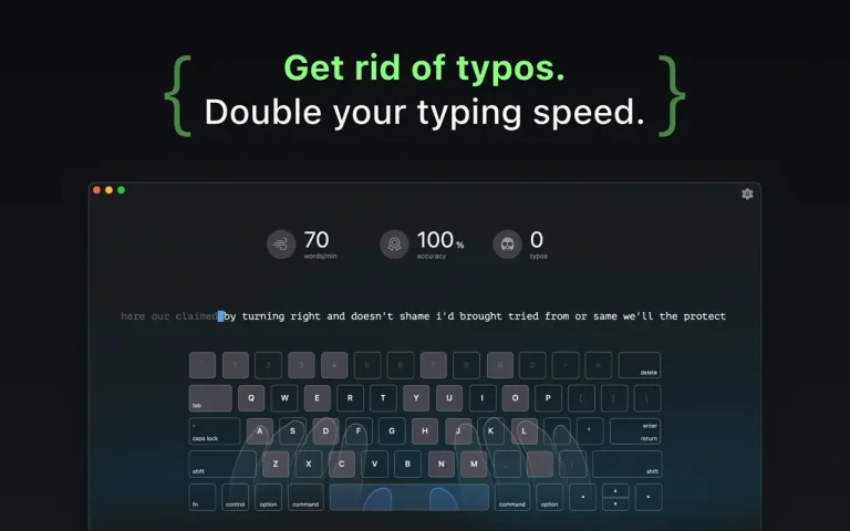 KeyKey Touch Typing Tutor