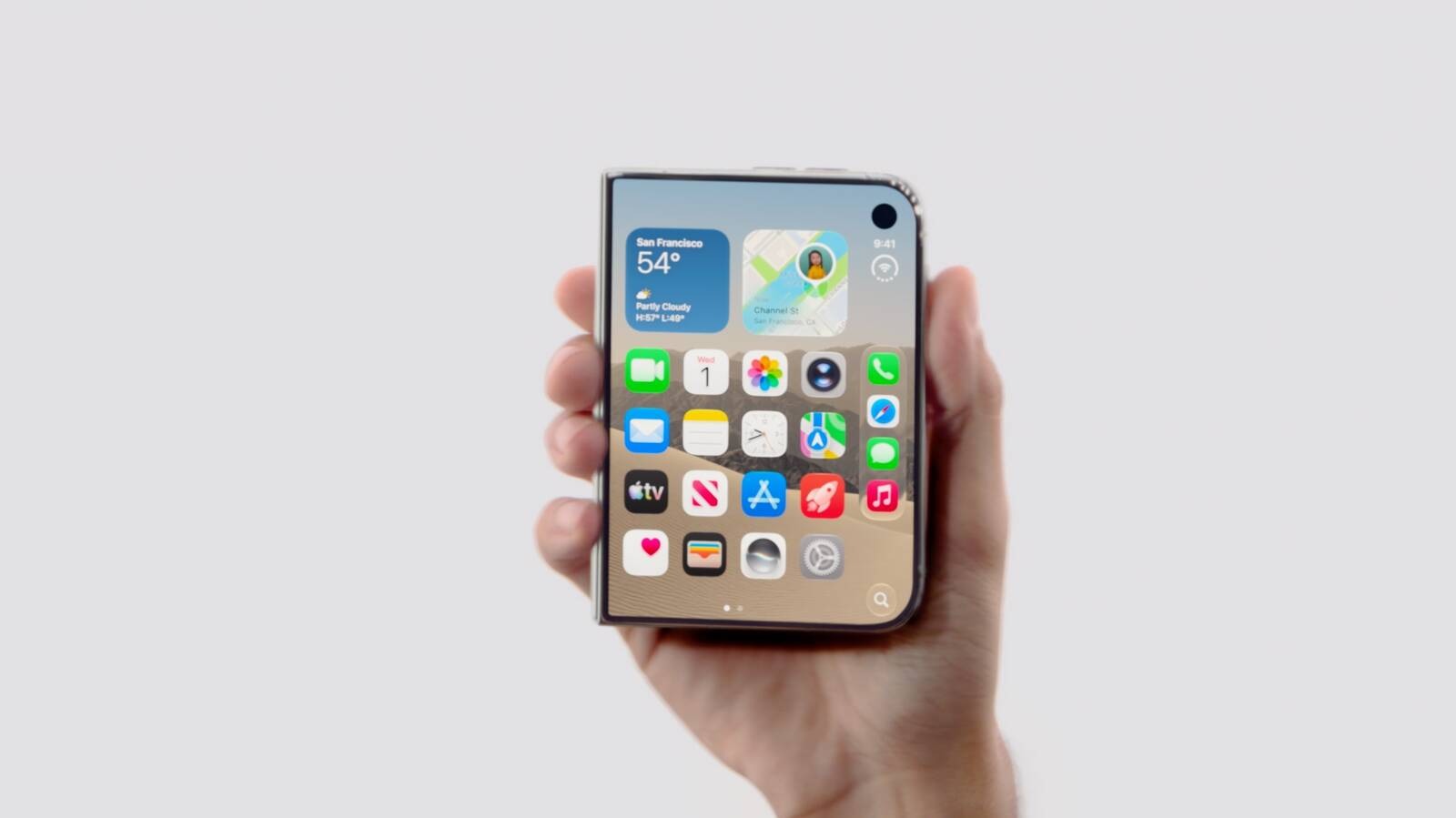 合上的 iPhone Duo