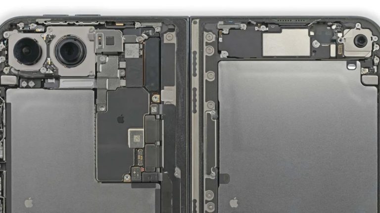 iPhone Duo 裂屏有新线索：铰链里的支撑条